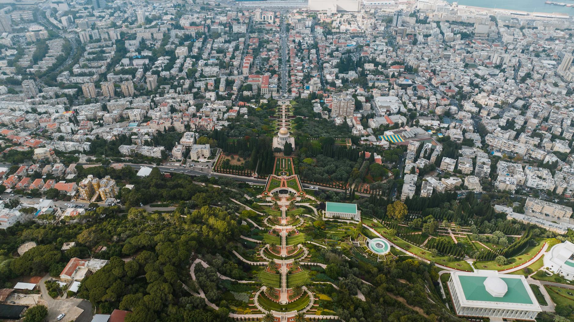 Bahai Gardens in Haifa - stunning day trip from Jerusalem