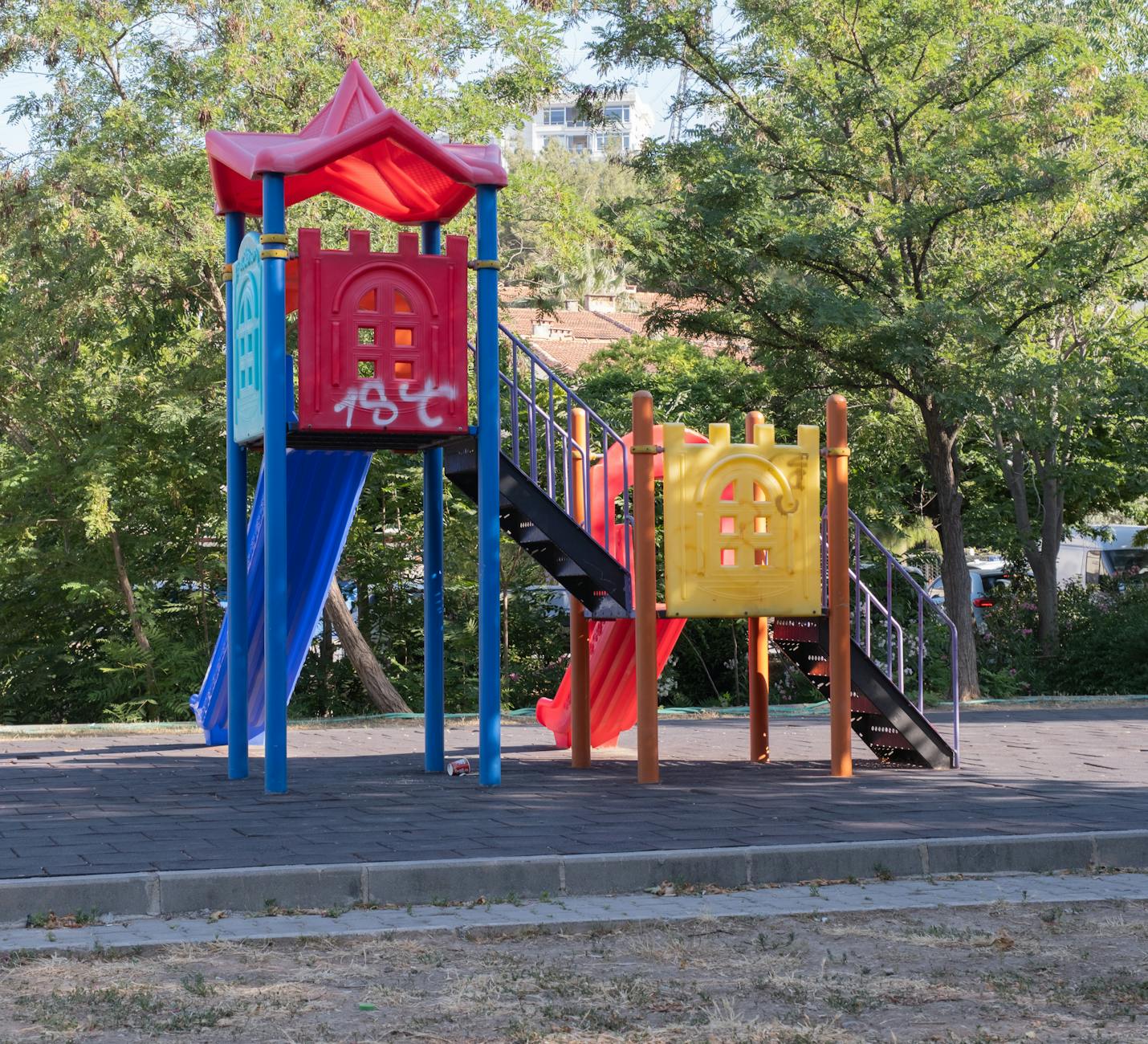 Children playing in a Jerusalem park