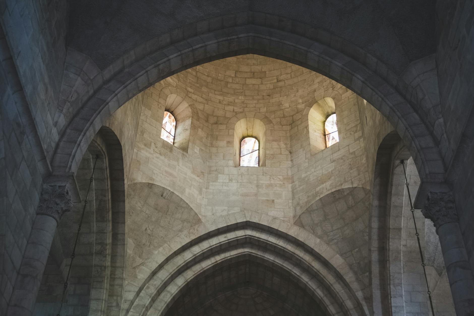 Interior of the Church of the Holy Sepulchre in Jerusalem