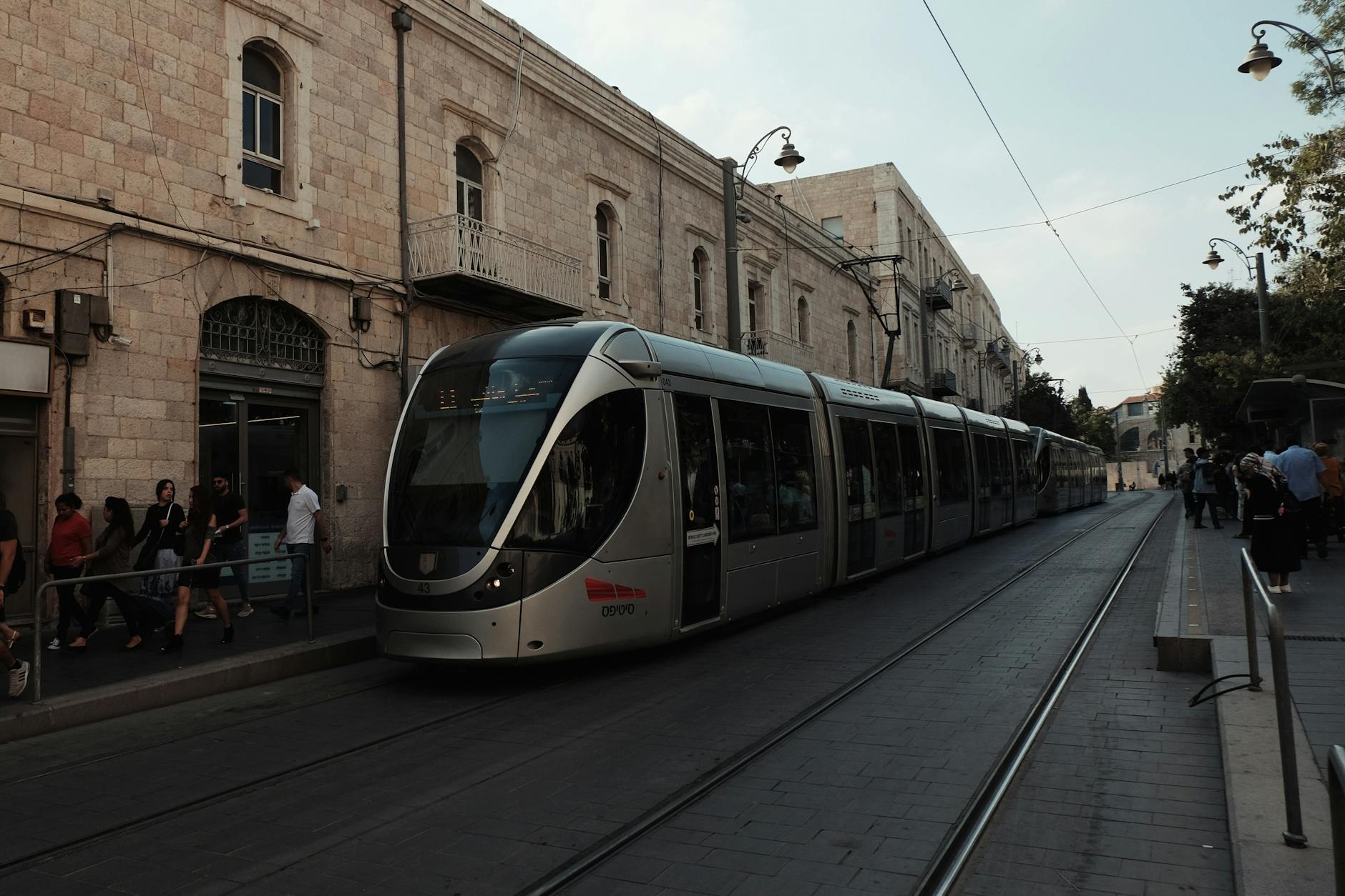 Jerusalem light rail tram - convenient public transport for tourists