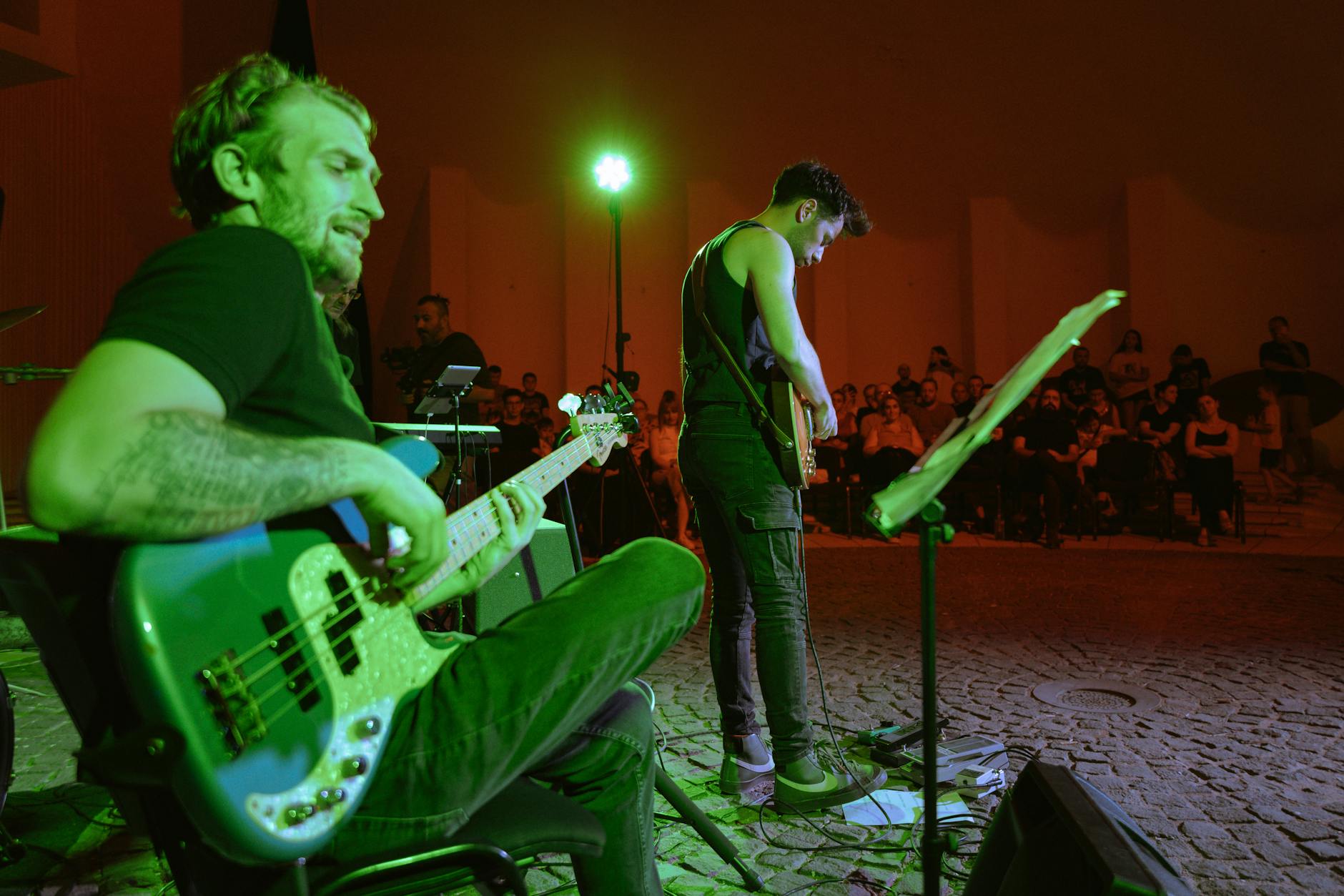 Live music performance in Jerusalem