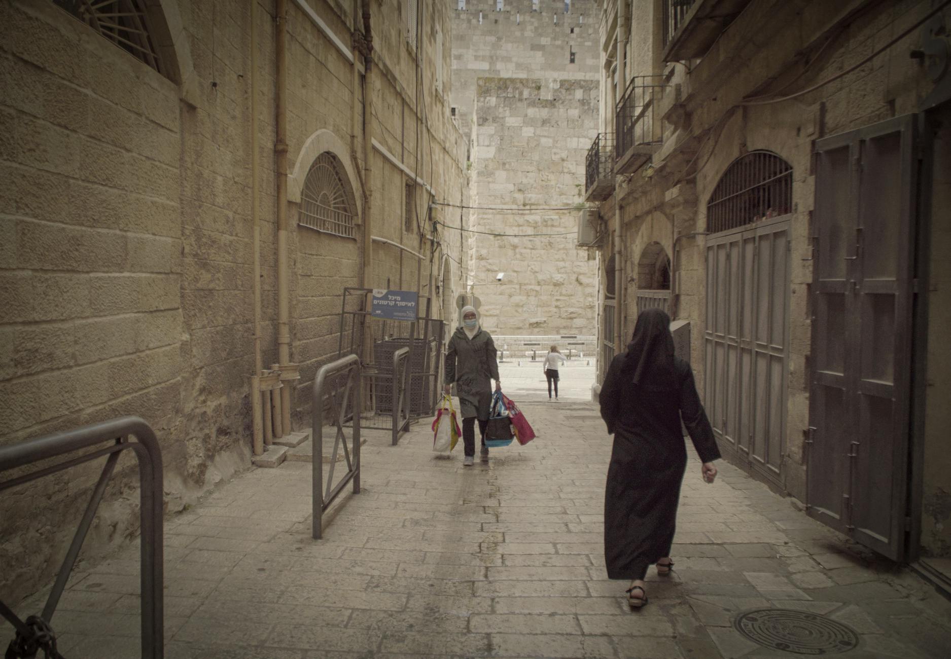 Walking through the narrow streets of Jerusalem's Old City