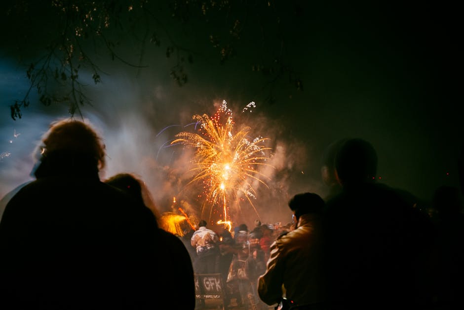 Jerusalem festival celebration crowd lights