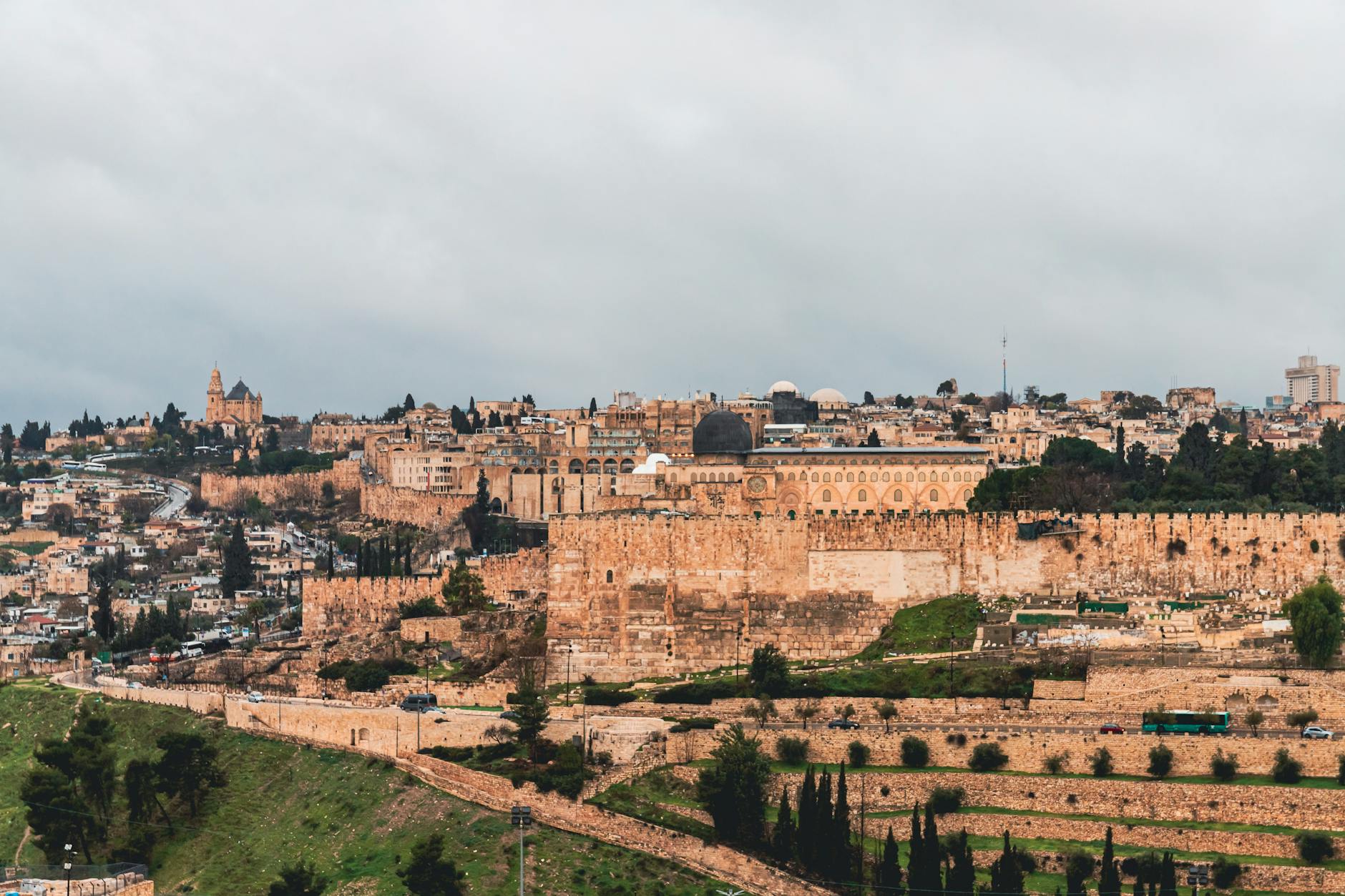 Five days in Jerusalem itinerary view of Old City walls