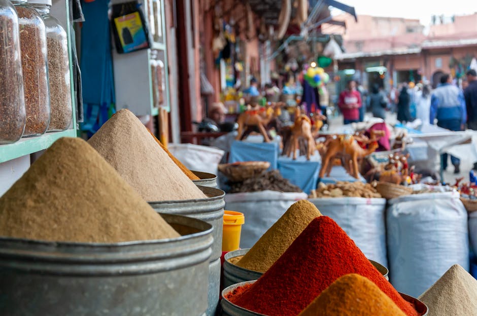 Old City Jerusalem spice souk vendors traditional market